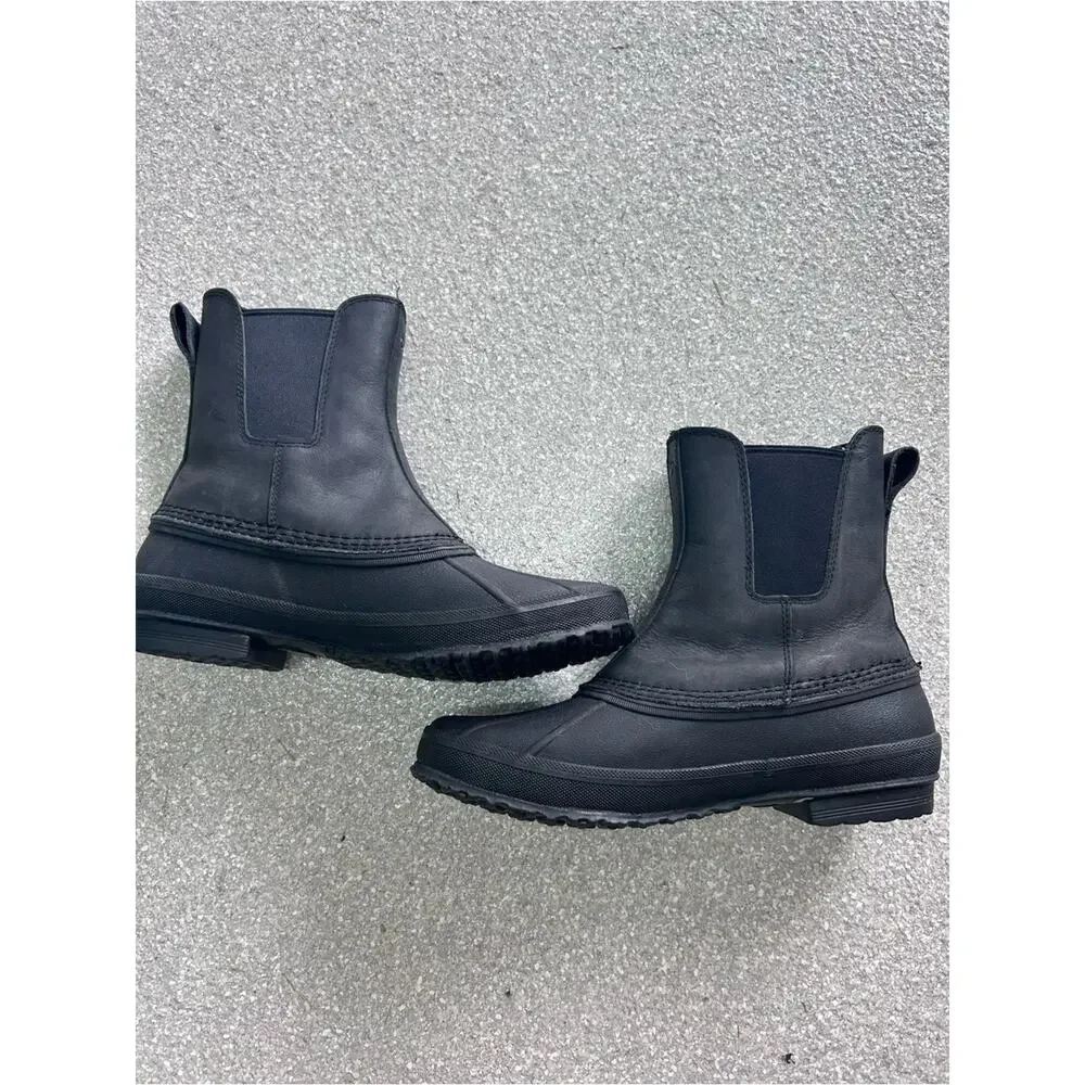 NWOT UGG Men’s Ramosa Black Waterproof Chelsea Rain Boots Size 9